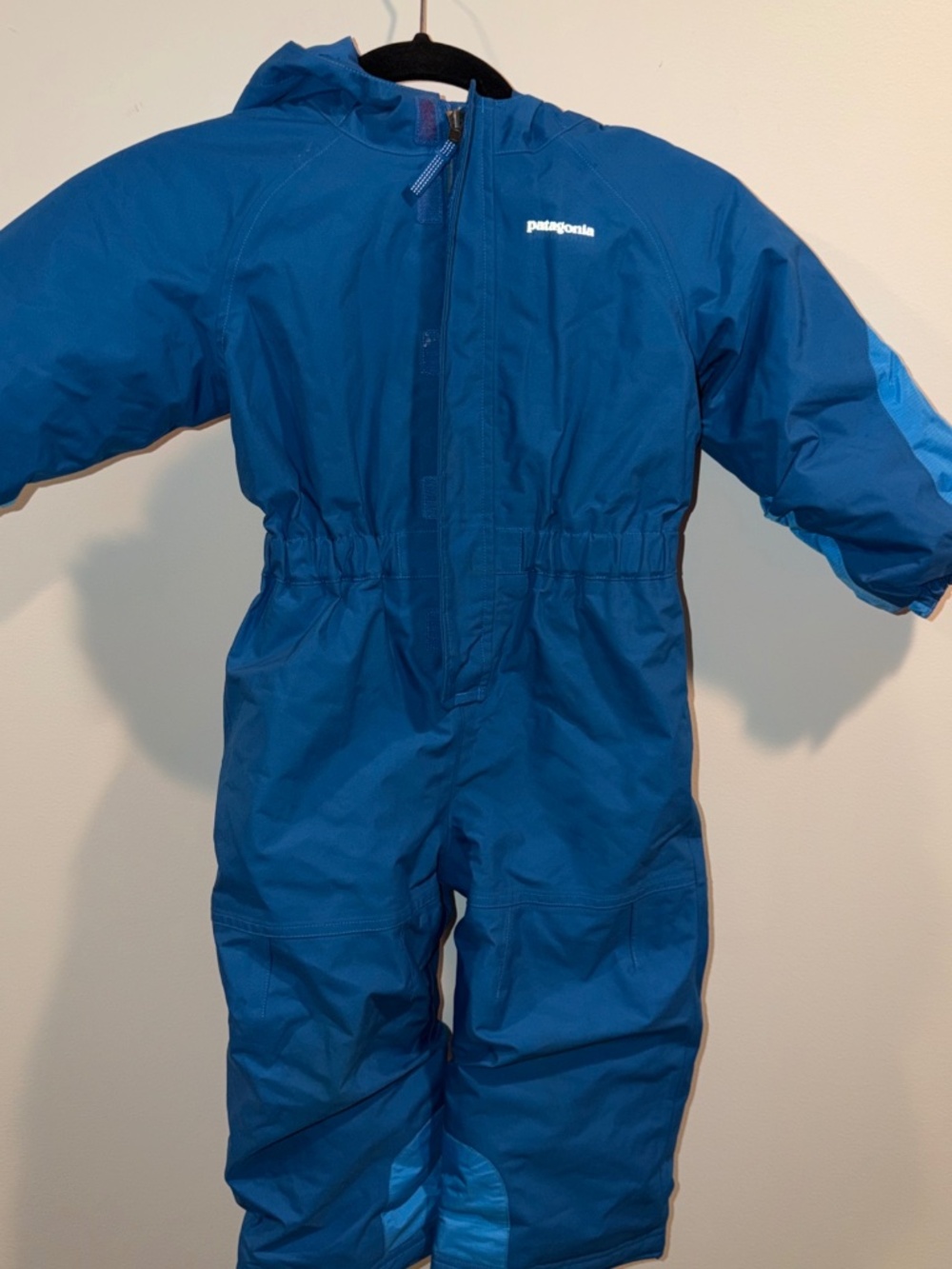 Patagonia Kids Hooded Insulated Snowsuit One Piece 3T Blue